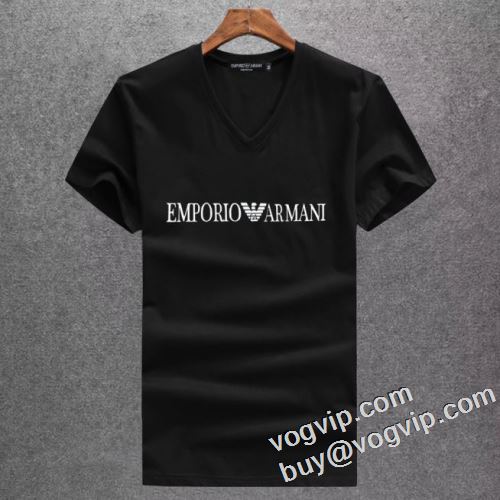大人気再登場 アルマーニ ARMANIスーパーコピー 2023 半袖Tシャツ 頑丈な素材 3色可選