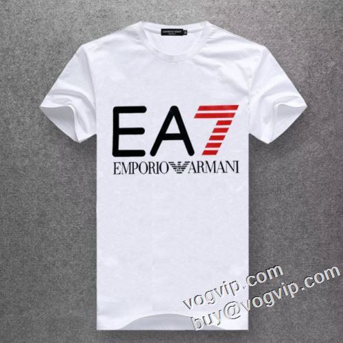 高評価の人気品 アルマーニスーパーコピー ARMANI 2023 半袖Tシャツ 8色可選 快適な着心地