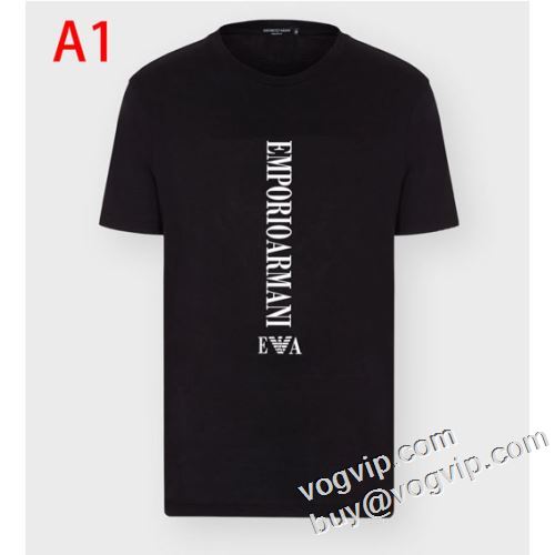 お洒落な存在感 2023 半袖Tシャツ 12色可選 肌に馴染みやすい アルマーニコピー ARMANI