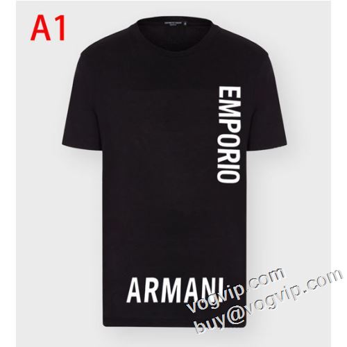 アルマーニコピーブランド 大絶賛！ ARMANI 2023 吸汗性に優れ 半袖Tシャツ 7色可選