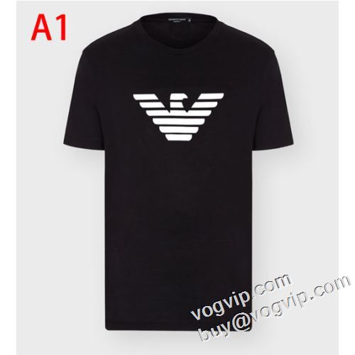 【人気ブログ掲載】 2023 半袖Tシャツ アルマーニ偽物ブランド ARMANI 12色可選 消臭抗菌効果がある
