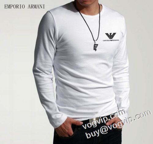人気激売れ アルマーニ ARMANIコピー 2023 長袖Tシャツ 寒い時期のインナーに活躍する長袖Tシャツです