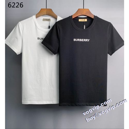 絶対オススメ? BURBERRYスーパーコピー 激安 2022  スーパーコピー 半袖 コピー バーバリー BURBERRY 半袖Tシャツ 2色可選