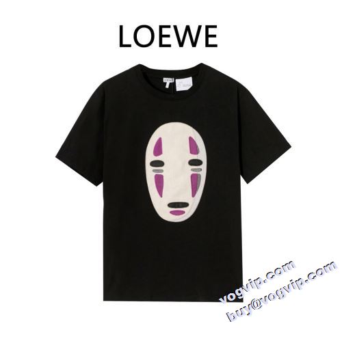 ロエベコピー 2022 定番のアイテム 半袖Tシャツ ロエベ LOEWE 2色可選 柔らかい手触り