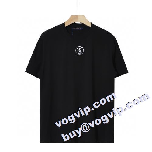 2023 お買得 ルイ ヴィトン偽物ブランド 乾きやすい LOUIS VUITTON 半袖Tシャツ 2色可選 完売品！