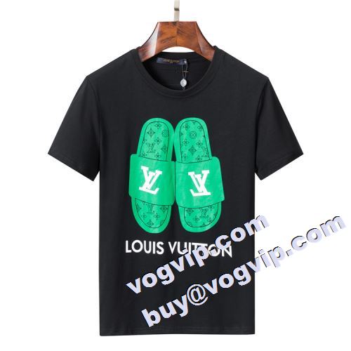 2023 名入れ無料 LOUIS VUITTONブランド コピー バリエーションに富む 半袖Tシャツ 3色可選