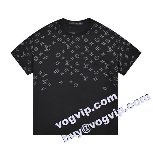 コピー ブランド 2023 ファッション 人気 ルイ ヴィトン LOUIS VUITTON 半袖Tシャツ 3色可選 乾きやすい