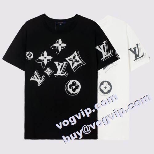 2023 店舗で人気満点 ルイ ヴィトン LOUIS VUITTON クールビズ 半袖Tシャツ 2色可選 ブランド コピー