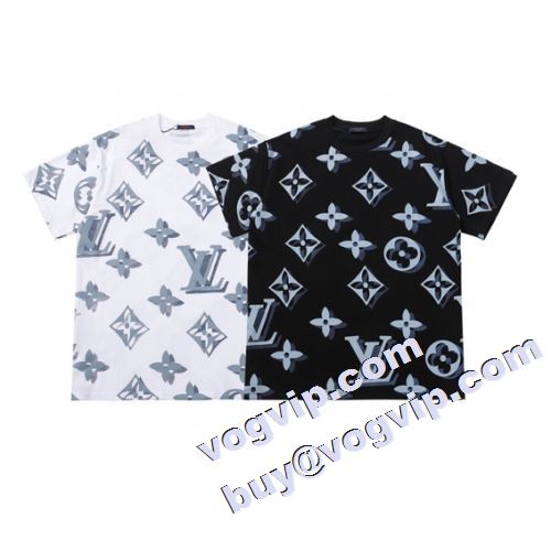 2023 オリジナル ルイ ヴィトン LOUIS VUITTON 春夏季新作 半袖Tシャツ スーパーコピー 2色可選