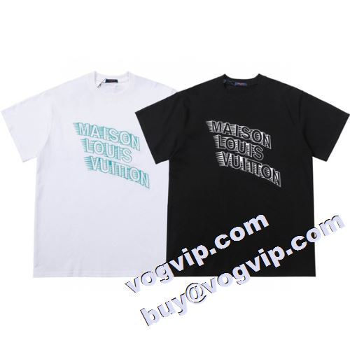 2023 超目玉 ルイ ヴィトン LOUIS VUITTON 半袖Tシャツ コピー ブランド 2色可選