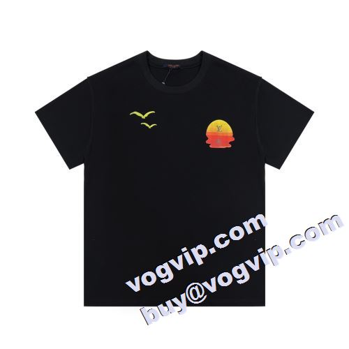 2023 お洒落自在 ルイ ヴィトン LOUIS VUITTON 半袖Tシャツ ブランドコピー 2色可選