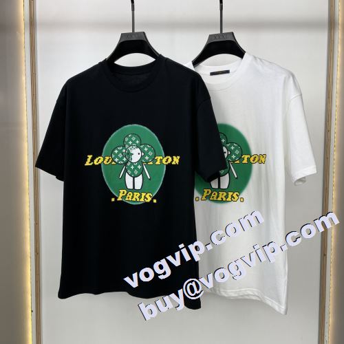 2023 気軽にカジュアルに使える ルイ ヴィトン LOUIS VUITTON 半袖Tシャツ 雑誌掲載アイテム 3色可選 スーパーコピー 