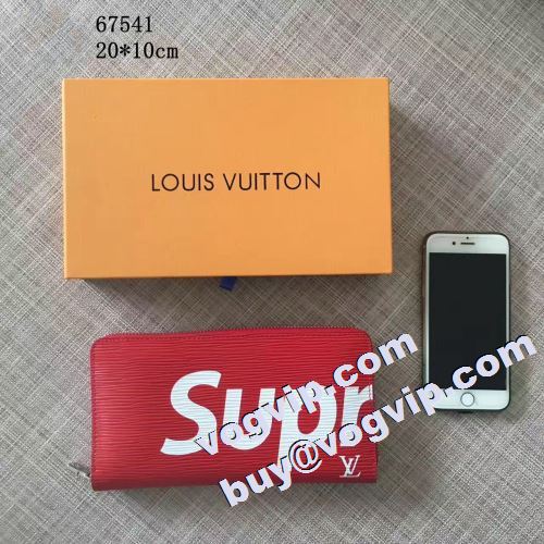 2022 ★安心★追跡付 ルイ ヴィトンブランド 偽物 通販 LOUIS VUITTON メンズ財布 長財布 2色可選 革財布