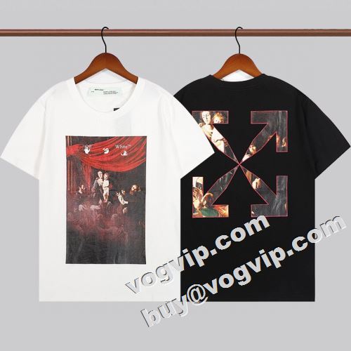  オフホワイトコピー 半袖Tシャツ 特別人気感謝SALE 超目玉 OFF-WHITEコピー 2022 2色可選       