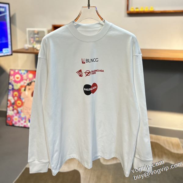 長袖Tシャツ 2色可選 バレンシアガ BALENCIAGA 2024新商品！ VOGブランドコピー 活用できるアイテム