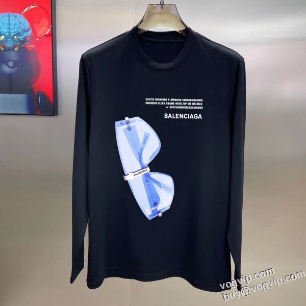 流行り 2024人気新作 バレンシアガ BALENCIAGA 長袖Tシャツ 2色可選 ブランドコピー代引き専門店