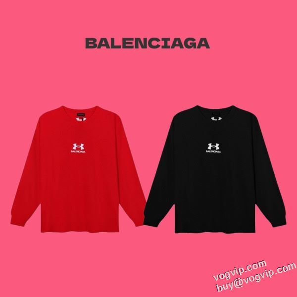 2024定番人気 バレンシアガ BALENCIAGA 長袖Tシャツ ブランドスーパーコピー 2色可選 超人気美品◆