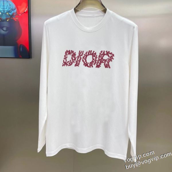 2024HOT100%新品 極上の着心地 ディオール DIOR コピー ブランド 肌触りの良い柔らかな質感 長袖Tシャツ 2色可選