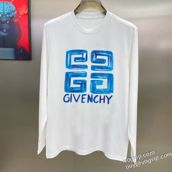 2024 伸縮性もあり 長袖Tシャツ ジバンシィ GIVENCHY偽物ブランド 2色可選 定番のアイテム