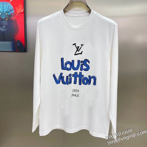 2024超激得安い ブランド コピー 販売 ルイ ヴィトン LOUIS VUITTON 体の運動機能を助け 長袖Tシャツ 2色可選 2年以上連続１位獲得