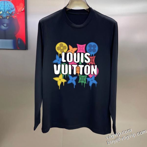 高評価の人気品 ルイ ヴィトン LOUIS VUITTON スーパーコピー 肌触りの良い柔らかな質感 長袖Tシャツ 2色可選 2024新商品！