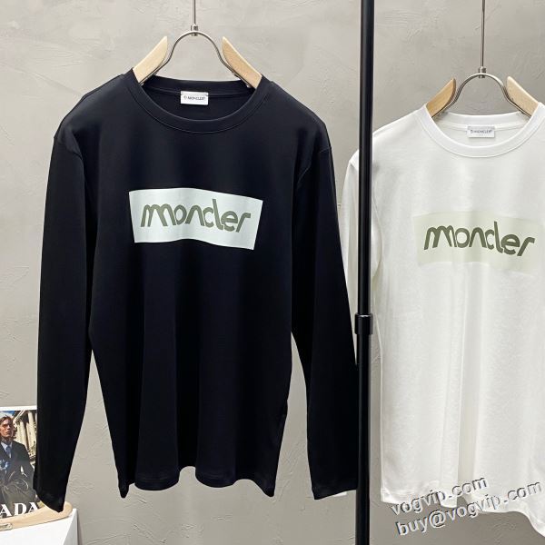 モンクレール MONCLER VOGブランドコピー 適度な厚み 2024超激得大人気 長袖Tシャツ 2色可選 愛らしさ抜群！