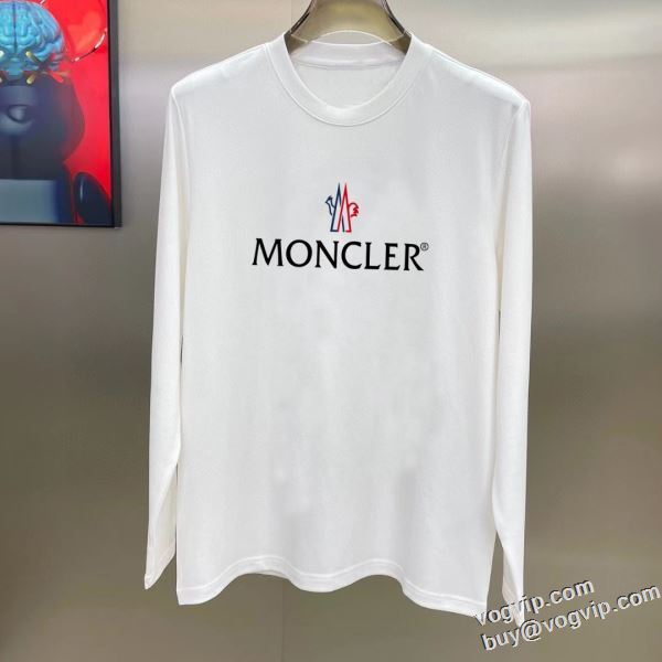 2024超人気新品 ブランド服 コピー モンクレール MONCLER 海外セレブ定番愛用 長袖Tシャツ 春 薄手 登山ウェア 秋新作 2色可選