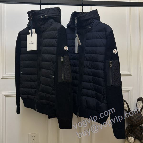 抜群の雰囲気が作れる! スーパーコピー n級品 2024最安値お得 モンクレール MONCLER 寒暖によって調節できる ダウンジャケット セーター 2色可選