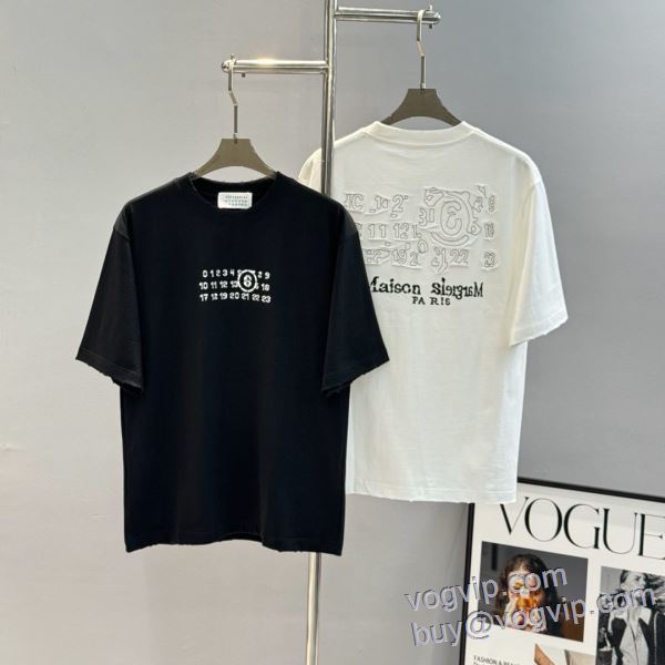 マルタン マルジェラ ブランドコピー 2025年モデル入荷 半袖Tシャツ 2色可選 最安値に挑戦