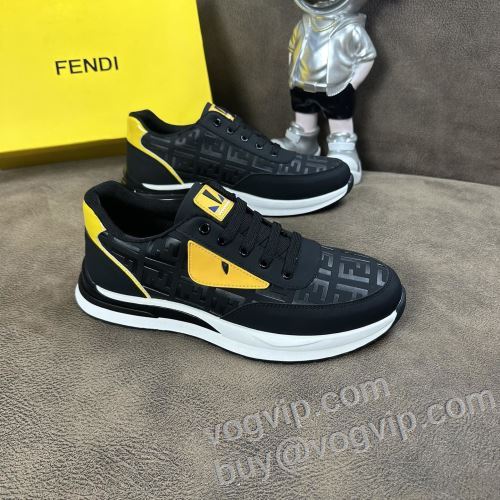 シックスタイルに活躍 FENDI 2024超激得新品 シリーズ史上最高レベルのスパーブスニーカーが登場！！ フェンディブランドスーパーコピー スニーカー カジュアルシューズ 2色可選