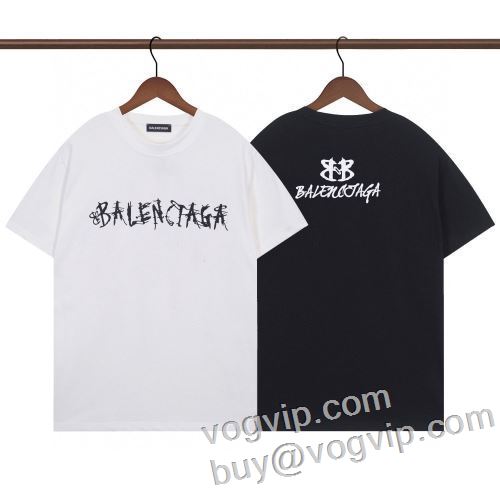 2024年モデル入荷 大人気☆NEW!! バレンシアガ BALENCIAGAスーパーコピー 半袖Tシャツ 2色可選 カジュアル