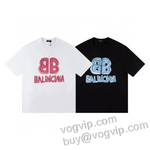 半袖Tシャツ 大人のおしゃれに 2色可選 バレンシアガ BALENCIAGAブランドコピー 2024最新入荷 肌に密着