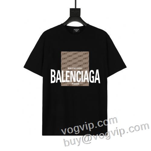 バレンシアガスーパーコピー 高級感溢れるデザイン 半袖Tシャツ BALENCIAGA 2024春夏新作 2色可選 使い勝手抜群