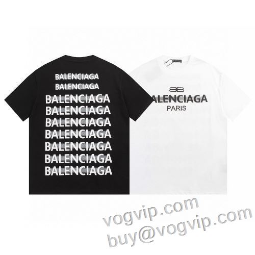 2024新款 半袖Tシャツ 重宝するアイテム 日本人気スーパーコピーブランド オリジナル バレンシアガ BALENCIAGA 2色可選