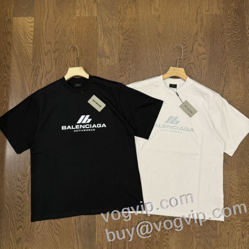 高品質 2024HOT新作登場 バレンシアガ BALENCIAGA 半袖Tシャツ ブランドコピー 2色可選 肌に刺激がなくて