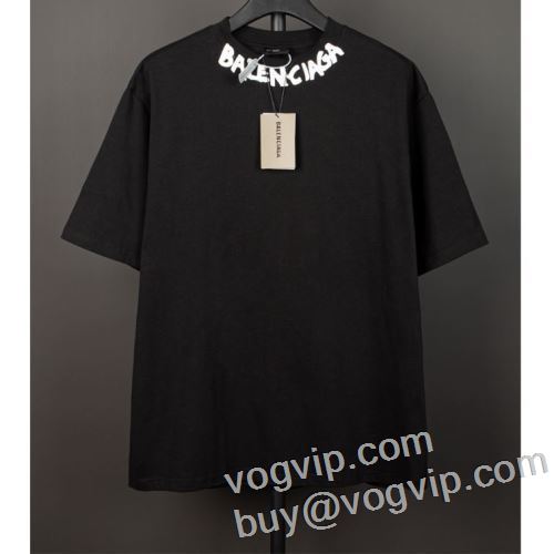 【人気ブログ掲載】 半袖Tシャツ おしゃれ 春 夏 スーパーコピー バレンシアガ BALENCIAGA Tシャツ メンズ 半袖 2024お買い得人気セール 半袖Tシャツ 2色可選