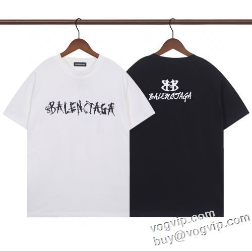 2024爆買い大得価 上質 大人気！ バレンシアガ BALENCIAGA 最高N級ブランドコピー 夏コーデに大活躍間違いなし!! 半袖Tシャツ 2色可選