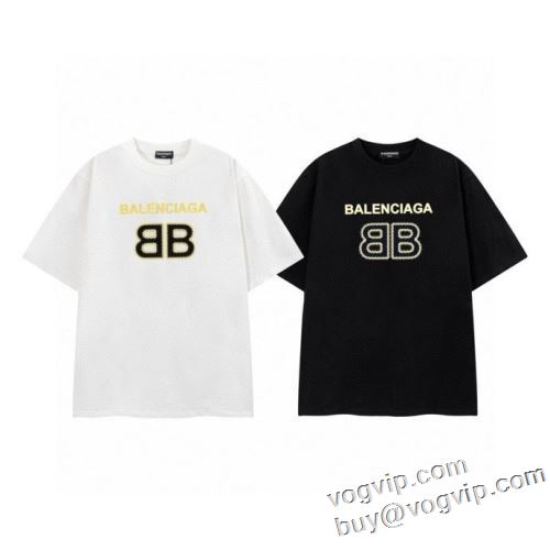 2年以上連続１位獲得 半袖Tシャツ バレンシアガ BALENCIAGA スーパーコピー n級品 2024超激得新作登場 天然が柔らかくて 2色可選