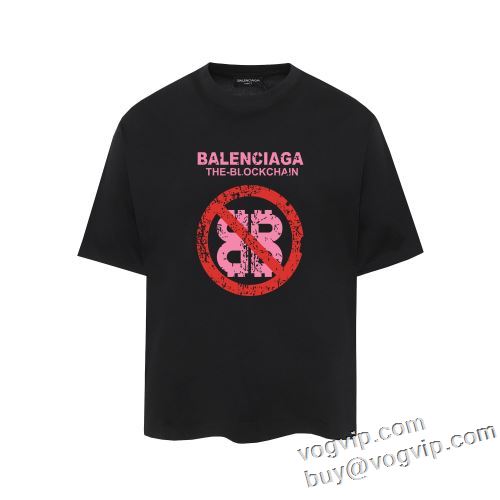 大好評? 2024限定セール最新作 バレンシアガ BALENCIAGAブランドスーパーコピー カジュアル 半袖Tシャツ 2色可選