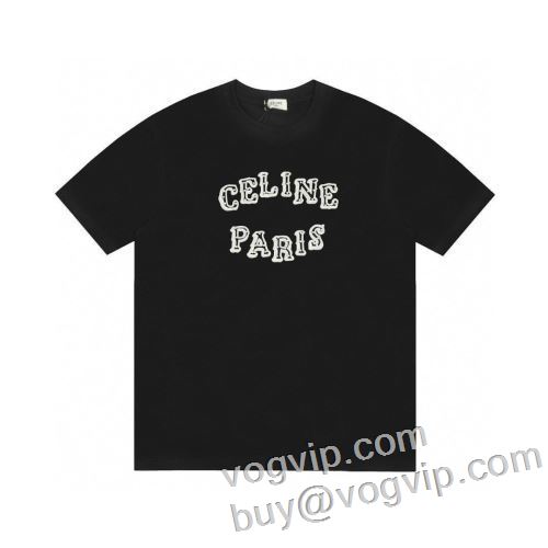 セリーヌ CELINE 2024 当店ランキング1位常連 半袖Tシャツ 吸汗 速乾 カジュアル 涼しい 快適 スーパーコピー 優良サイト