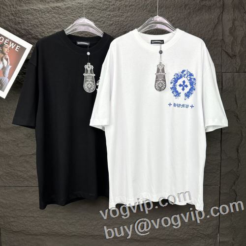 耐久性に優れ 半袖Tシャツ 2色可選 スーパーコピー激安市場直営店 クロムハーツ CHROME HEARTS お洒落に魅せる 2024新品セール