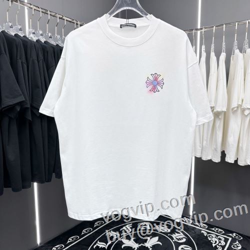 半袖Tシャツ ブランドコピー 2色可選 クロムハーツ CHROME HEARTS 2024爆買い新作登場 使い勝手抜群