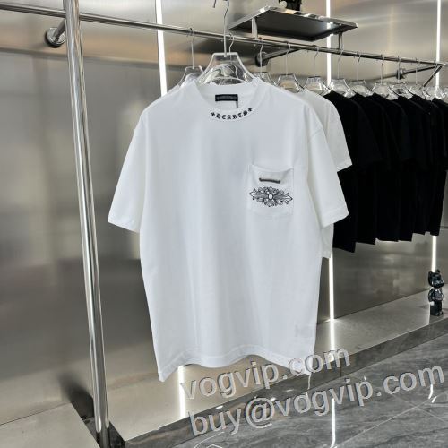 2024超人気新品 クロムハーツ CHROME HEARTS 着回し度抜群 半袖Tシャツ 2色可選 スーパーコピー 抜群な楽チン感ある大定番