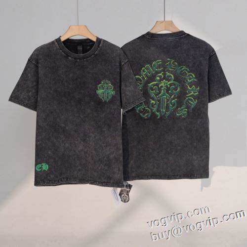 2024最新入荷 クロムハーツ CHROME HEARTS コピー ブランド 吸汗性に優れ 半袖Tシャツ SALE!今季