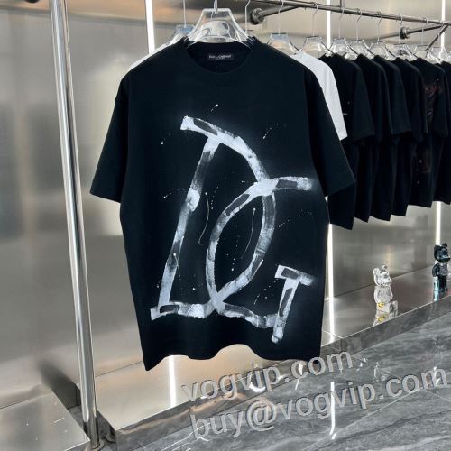 大好評? ドルチェ＆ガッバーナスーパーコピー 激安 Dolce&Gabbana 半袖Tシャツ 流行に関係なく長年愛用できる 2色可選 2024超激得限定セール