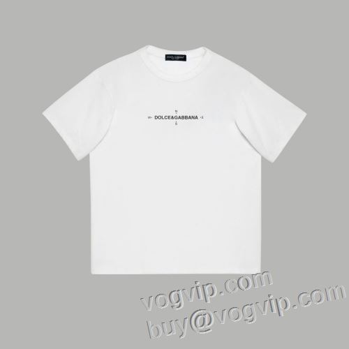 Dolce&Gabbana偽物ブランド 快適な着心地 2024大特価最新作 半袖Tシャツ 2色可選 ドルチェ＆ガッバーナ 主役になる存在感