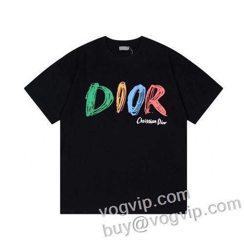 人気スーパーコピーブランド ディオール DIOR スタイリッシュな印象 半袖Tシャツ 2色可選 2024超激得新作 オリジナル