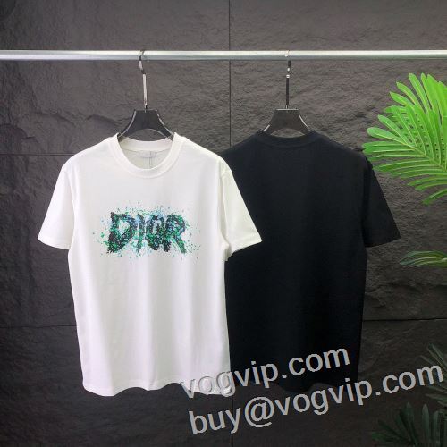 今一番HOTな新品 スーパーコピー n級品 ディオール DIOR 半袖Tシャツ 自然な肌触り 2色可選 2024春夏季超人気