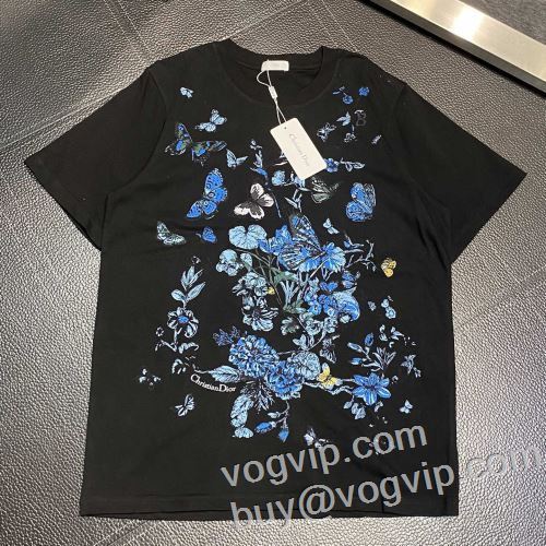 芸能人に愛用者続出 ディオール DIOR 優しいフィット感 半袖Tシャツ ブランドスーパーコピー 2色可選 2024年モデル入荷