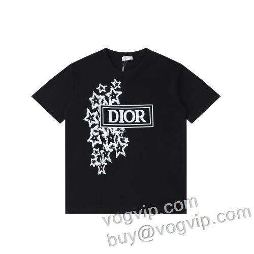 抜群な楽チン感ある大定番 2024最新入荷 ディオール DIOR スーパーコピー 激安 半袖Tシャツ 2色可選 体の運動機能を助け